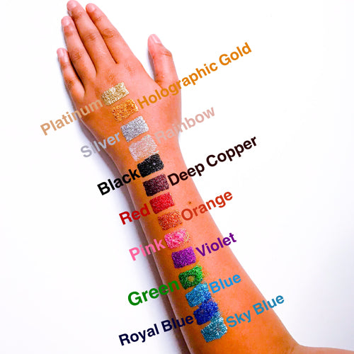 Glitter Gel Cones - Secondary Colours 3 Pack